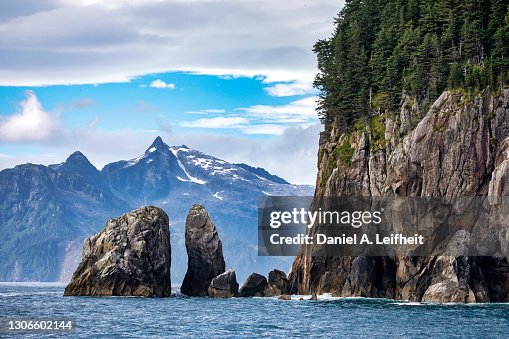Dramatic Coast of Kenai Fjords National Park, Alaska Dramatic Coast of Kenai Fjords National Park, Alaska