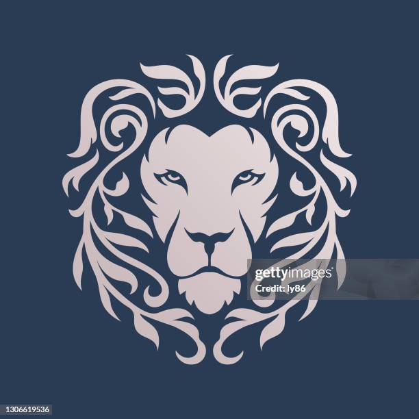 lion head - lion face vector stock illustrations