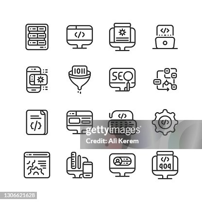 Programming, Code, Programmer, Development, Filtering Data Icon Design Programming, Code, Programmer, Development, Filtering Data Icon Design