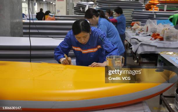Board Factory Surfboard Factory Photos and Premium High Res Pictures - Getty Images