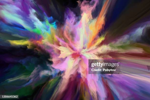Rainbow Powder Explosion Photos and Premium High Res Pictures - Getty ...