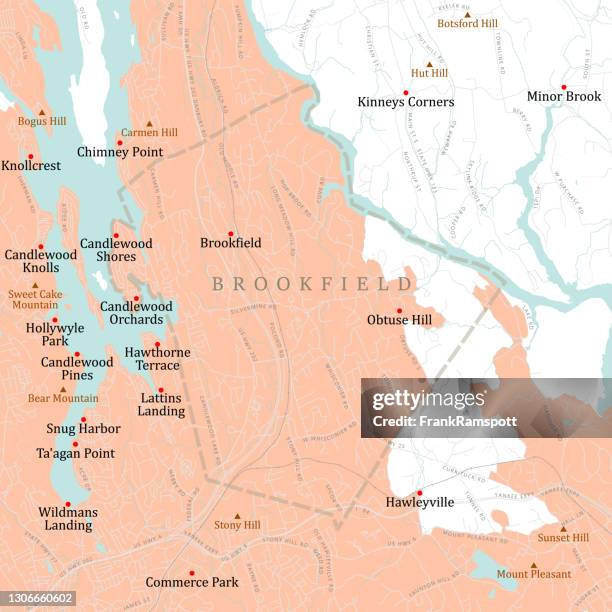 77 Town Of Brookfield Stock Photos High Res Pictures And Images Ct Fairfield Brookfield Vector Road Map 