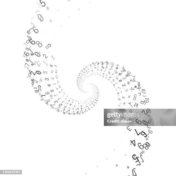 Addition Math Swirl Random Math Symbols In Swirl Pattern High-Res Vector Graphic - Getty Images