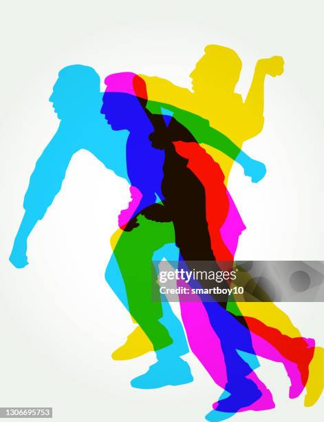 cricket players - cricket bowler stock illustrations