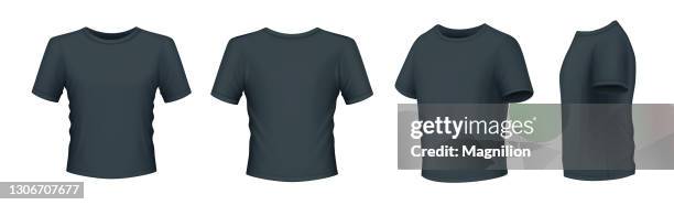 black men's t-shirt - t shirt template vector stock illustrations