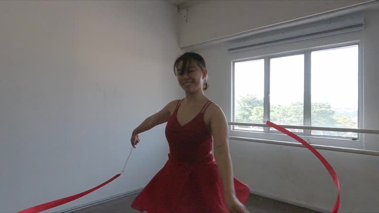 Spining Ribbon 172 Asian Ribbon Dancers Stock Videos, Footage, & 4K Video Clips ...