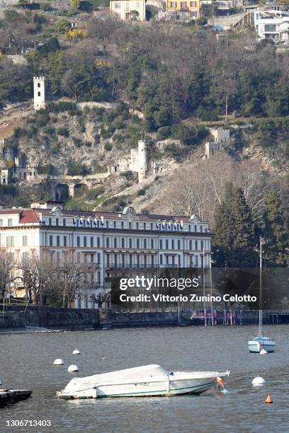 General view of Villa D'Este on March 12, 2021 in Como, Italy.