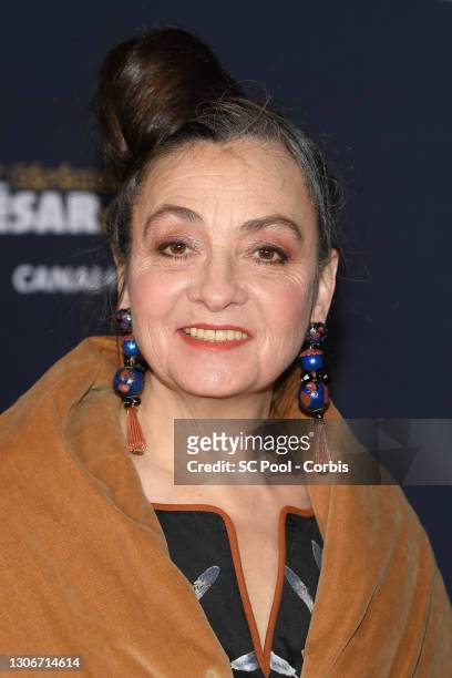 Catherine Ringer arrives at the 46th Cesar Film Awards Ceremony At L'Olympia In Paris on March 12, 2021 in Paris, France.