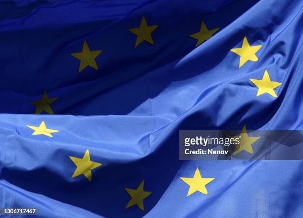 texture of european union flag - europarådet bildbanksfoton och bilder