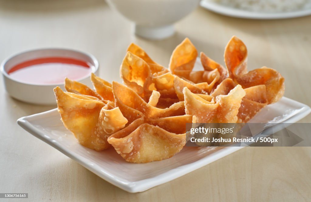 Close-up of food in plate on table