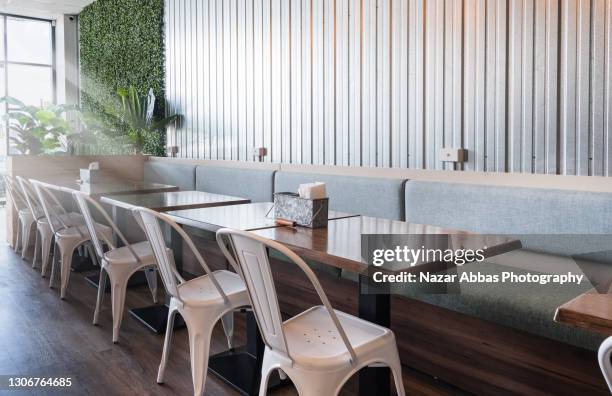 modern restaurant with natural light. - auckland food bildbanksfoton och bilder