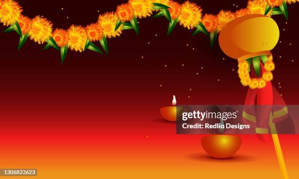 happy ugadi indian holiday,traditional fastival background.stock illustration - banana leaves stock illustrations