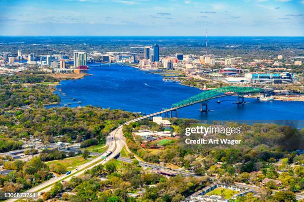 jacksonville florida aerial - jacksonville   florida stock-fotos und bilder