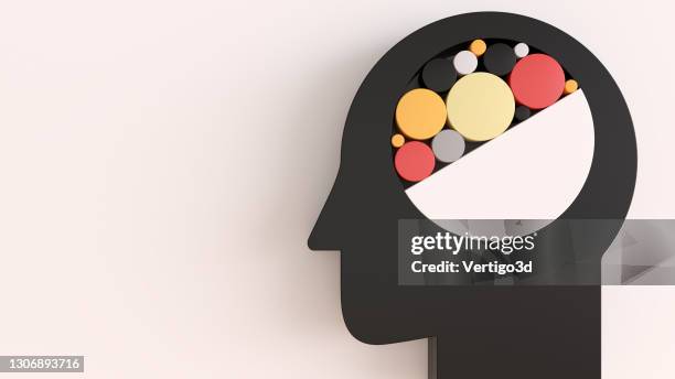 abstract 3d human head shape - expertise abstract stock pictures, royalty-free photos & images