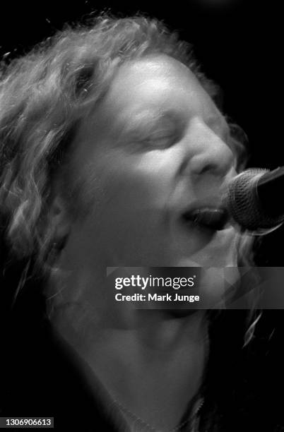 Bass guitarist Bobby Sheehan sings with the rock group Blues Traveler at the University of Wyoming Arts and Sciences Auditorium on October 24, 1998...