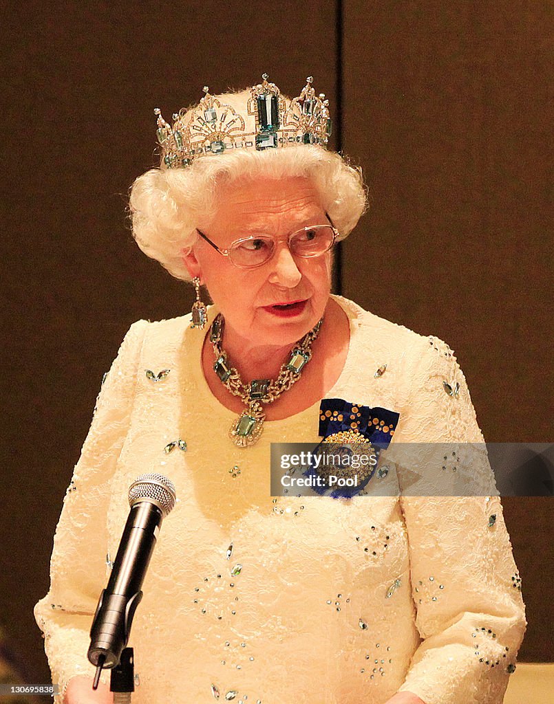 Queen Elizabeth II Attends CHOGM - Day 1