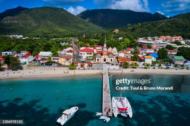 france, martinique, les anses d'arlet, town of grande anse - martinique stock-fotos und bilder