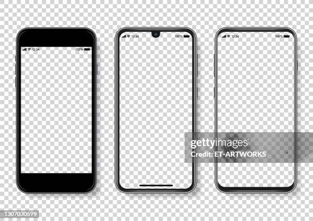 ilustraciones, imágenes clip art, dibujos animados e iconos de stock de vector realista ilustración smartphone - sonrisa sarcástica