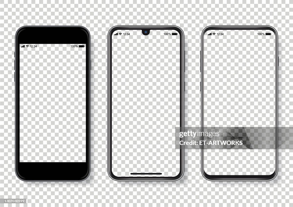 Realistische vector Illustratie van de Smartphone