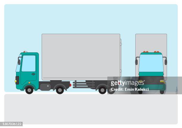 297 Semi Truck Cartoon Photos and Premium High Res Pictures - Getty Images