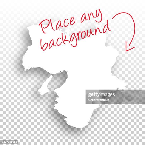 kansai map for design - blank background - osaka stock illustrations