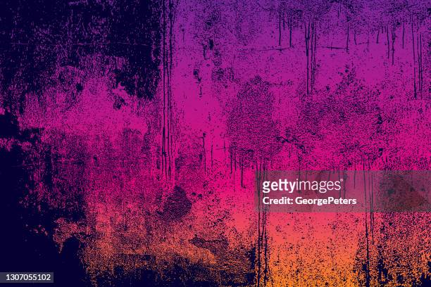 distressed, textured and stained wall background - dirty stock illustrations