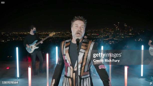 In this screengrab released on March 14, Rufus Wainwright performs for the 63rd Annual GRAMMY Awards Premiere Ceremony broadcast on March 14, 2021.