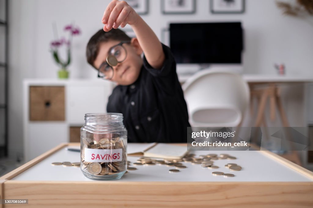 Adding Up His Coins