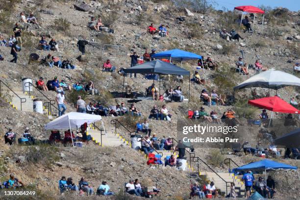 General view of NASCAR fans watching the NASCAR Cup Series Instacart 500 at Phoenix Raceway on March 14, 2021 in Avondale, Arizona.