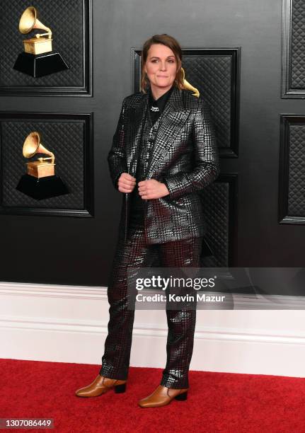 In this image released on March 14, Brandi Carlile attends the 63rd Annual GRAMMY Awards at Los Angeles Convention Center in Los Angeles, California...