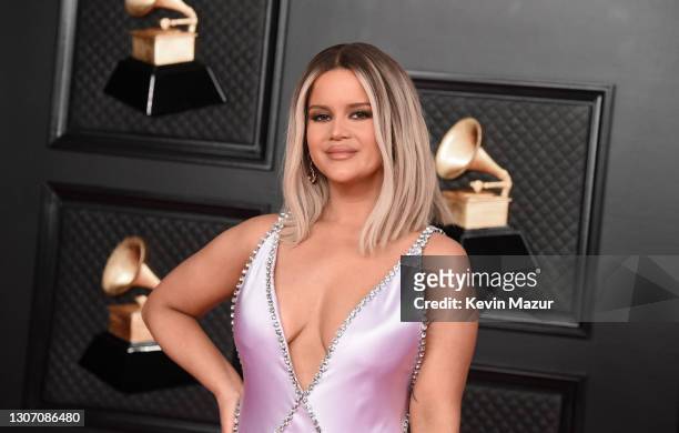 In this image released on March 14, Maren Morris attends the 63rd Annual GRAMMY Awards at Los Angeles Convention Center in Los Angeles, California...