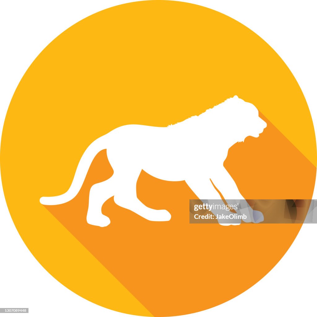 Cheetah Icon Silhouette