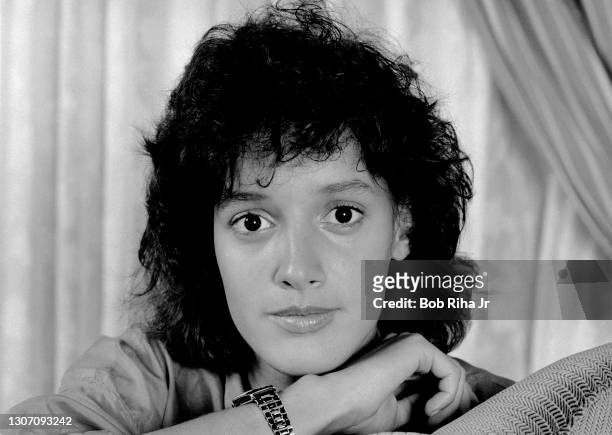 Jennifer Beals during photo assignment at Chateau Marmont Hotel, July 2, 1985 in Los Angeles, California.