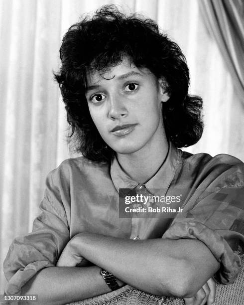 Jennifer Beals during photo assignment at Chateau Marmont Hotel, July 2, 1985 in Los Angeles, California.