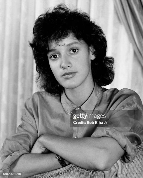 Jennifer Beals during photo assignment at Chateau Marmont Hotel, July 2, 1985 in Los Angeles, California.