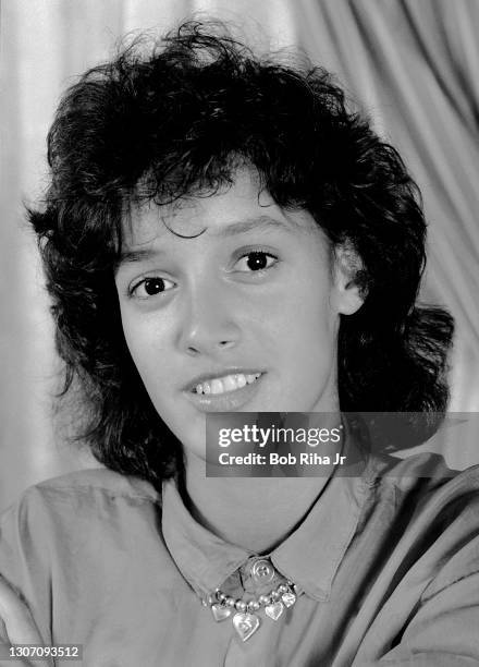 Jennifer Beals during photo assignment at Chateau Marmont Hotel, July 2, 1985 in Los Angeles, California.