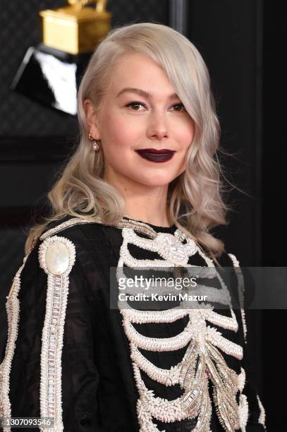 Phoebe Bridgers attends the 63rd Annual GRAMMY Awards at Los Angeles Convention Center on March 14, 2021 in Los Angeles, California.