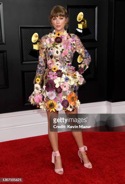 Taylor Swift attends the 63rd Annual GRAMMY Awards at Los Angeles Convention Center on March 14, 2021 in Los Angeles, California.
