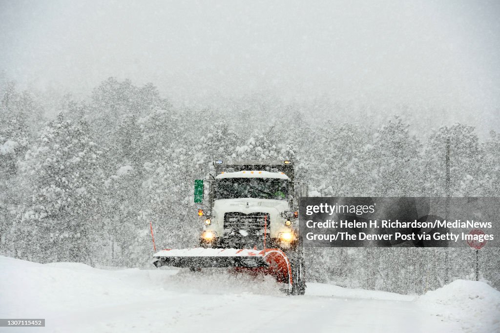 Snow blankets Colorado