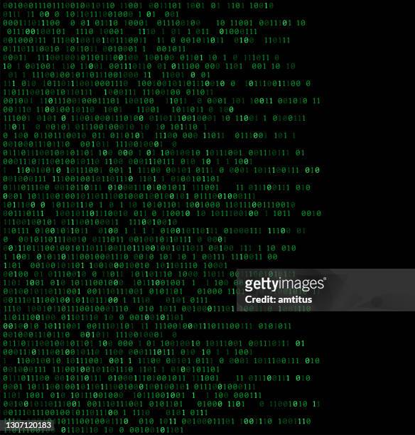 loose binary codes green - binary code stock illustrations