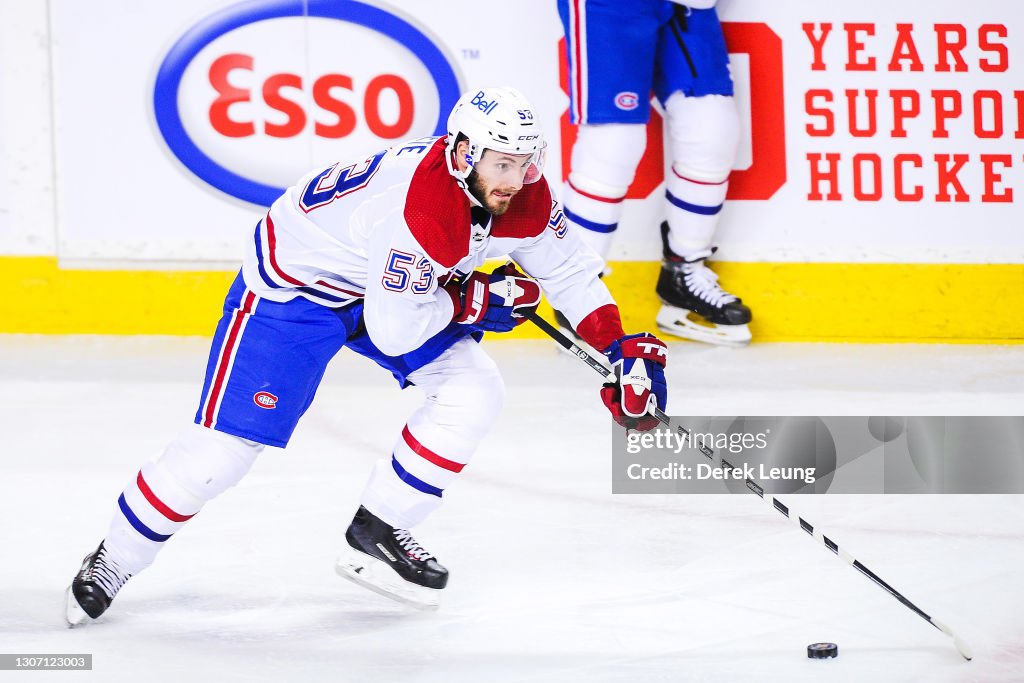 Montreal Canadiens v Calgary Flames