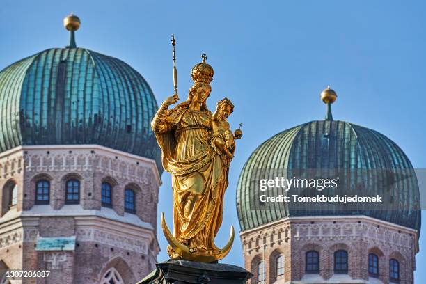 munich - catedral de múnich fotografías e imágenes de stock