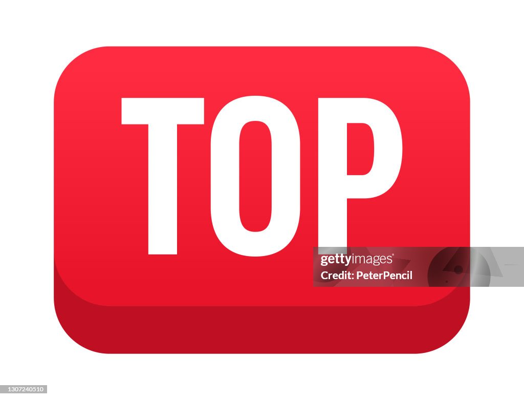 Top Button Banner Label Template Vector Stock Illustration High-Res ...