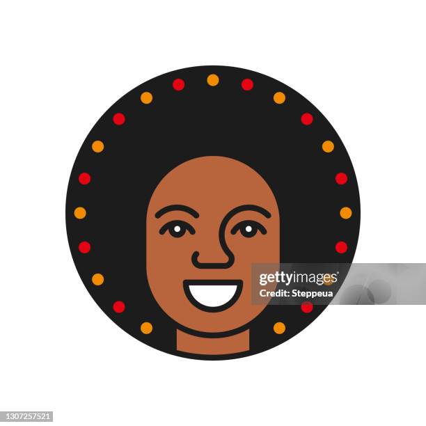 african woman icon - equality logo stock illustrations