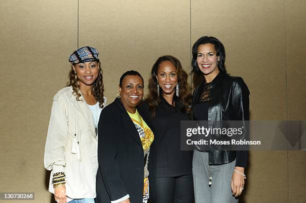 DeeDee Abdur-Rahim, Vicki Palmer, Marjorie Harvey and Fredricka Whitfield attend The Steve & Marjorie Harvey Foundation’s 2nd annual Girls Who Rule...