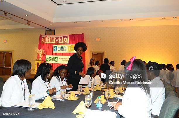 General view of The Steve & Marjorie Harvey Foundation’s 2nd annual Girls Who Rule The World Mentoring Weekend - Day 1 at Evergreen Marriott...