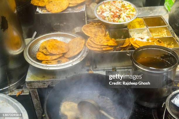 parathas of delhi - delhi street stock pictures, royalty-free photos & images