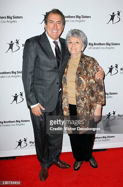 Walt Disney Man of the Year Award recipient Kenny Ortega and mother Madeline arrive for The Big Brothers Big Sisters Of Greater Los Angeles' "2011...