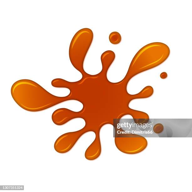 blob-splash. schleim isoliert auf weißem hintergrund. - schmiermittel stock-grafiken, -clipart, -cartoons und -symbole