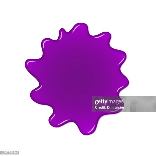 blob splash. slime isolated on white background. - juice splashing stock illustrations